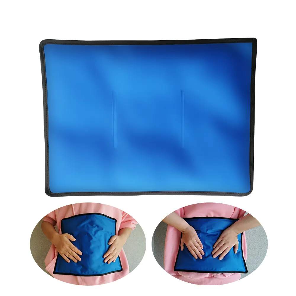 Dongguan Personalizzato caldo freddo confezioni di gel Flessibile freddo pad collo infortuni al ginocchio pain relief gel impacchi di ghiaccio per la terapia riutilizzabile