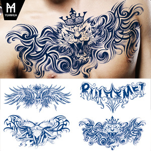 Tatouages temporaires pour hommes, grand format, autocollant - Product Image 2