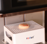 Printer Kopi Inkjet Otomatis Foodart Baru untuk Print Head L800 Tinta Edible Kontrol Android 20-40 detik/Cangkir 600X600dpi Garansi 1 Tahun