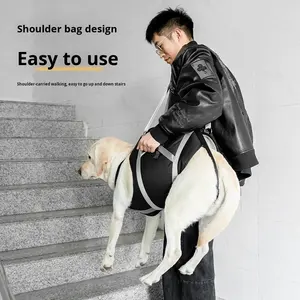 สายรัด<span class=keywords><strong>สุนัข</strong></span>แบบสะพายขนาดใหญ่ ทำจากโพลีเอสเตอร์ ช่วยพยุงสัตว์เลี้ยง เหมาะสำหรับสุนัขสูงวัย ช่วยยกขึ้นลงรถยนต์ สำหรับ<span class=keywords><strong>ขา</strong></span><span class=keywords><strong>หลัง</strong></span> - Product Image 2