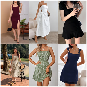 Liquidación de Vestidos de Verano para Mujer, Surtidos, Poliéster/Algodón, Gran <span class=keywords><strong>Descuento</strong></span> en Ropa Usada - Product Image 3