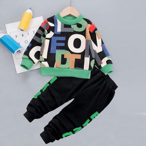 Conjuntos de Ropa para Niños, Ropa Infantil, Nueva Colección de Otoño, Trajes Deportivos de Manga Larga con Estampado de Letras, Conjunto de 2 Piezas para Niño - Product Image 3