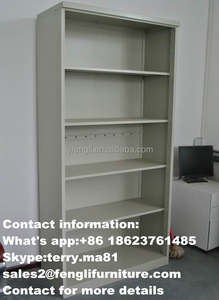 Meuble de rangement pour livres en métal de style moderne, réglable et peu encombrant, pour les écoles, les chambres, les cuisines, les bureaux à domicile, les bibliothèques extérieures - Product Image 2