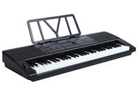 Teclado digital electrónico de piano con pantalla LED profesional, 61 teclas