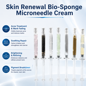 Crème Gel Peeling Bio Microneedling aux 6 Types de Spicules de Spongilla, Traitement Rénovateur Visage aux Algues - Product Image 4