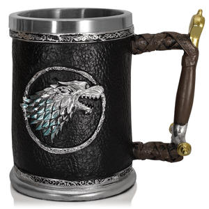 Ensemble de tasses personnalisées Vikings Cup GTA03 GTA23, logo de la maison <span class=keywords><strong>Stark</strong></span>, trône, produits de la série télévisée et de films créatifs - Product Image 5