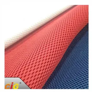 100% Polyester Lucht Mesh Spacer Stof