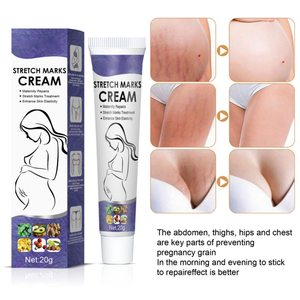Crème Réparatrice Vergetures aux Perles – Estompe les Marques de Croissance et d'Obésité – Soin Post-partum et Cicatrices de <span class=keywords><strong>Grossesse</strong></span> – Crème Corporelle Maternité - Product Image 3