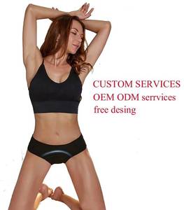 Braguitas Menstruales Personalizadas con Logotipo, las Mejores para Mujeres Adultas, Posparto, Sanitarias, Transpirables, Lavables, de Spandex, Negras, 4XL - Product Image 3