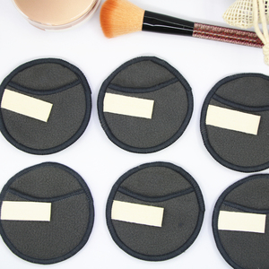 En gros meilleure qualité Trois couches en fibre de bambou réutilisable démaquillant pad pour les yeux - Product Image 2