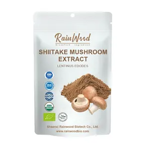 Prix de gros en gros Extrait de champignon Shiitake CAS Poudre d'extrait de champignon Shiitake