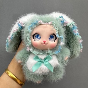 ตุ๊กตากระต่ายโลลิ น่ารัก นุ่มนิ่ม ทำจากใยโพลีเอสเตอร์ ลายดอกไม้ การ์ตูน ของขวัญ ตุ๊กตาห้อยประดับ - Product Image 4