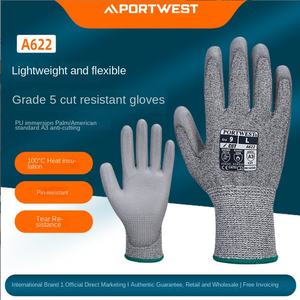 Guantes PORTWEST Grado 5 Resistentes a Cortes, Alta Resistencia al Desgaste, Resistentes a Desgarros, Palma de PU, Resistentes al Calor hasta 100°C, Modelo A622 - Product Image 3