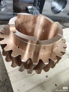 OEM CNC engrenage à vis sans fin et arbre set aluminium bronze - Product Image 4