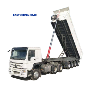 <span class=keywords><strong>Remorque</strong></span> à benne basculante hydraulique à haute capacité et robuste, <span class=keywords><strong>essieu</strong></span> <span class=keywords><strong>tandem</strong></span> durable, <span class=keywords><strong>remorque</strong></span> à benne basculante Q345 - Product Image 3