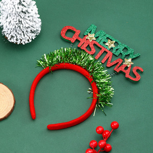 Nueva diadema con letras navideñas en inglés, decoraciones para fiestas navideñas y pequeños regalos - Product Image 4