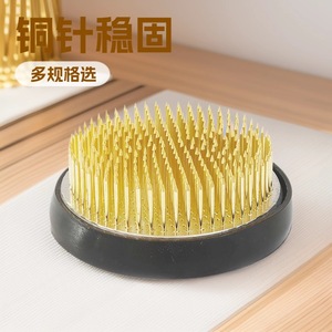 Base de acero inoxidable Kenzan para arreglos florales, estabilizador de plantas para decoración de mesa y jardinería en el hogar - Product Image 3