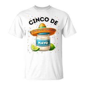T-shirt Cinco De Mayo Mayonnaise Jar Fiesta per uomo, donna, bambino - Product Image 1