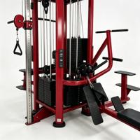 Kpeakfit BL2004 – Équipement Commercial de Musculation Complet à Câbles Réglables en Acier pour Club de Fitness, Capacité 150 kg