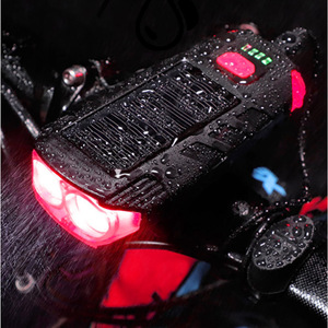 Feu arrière LED pour vélo, alimenté à l'énergie solaire, rechargeable par USB, avec 4 modes, étanche IPX4, pour la sécurité en vélo de montagne - Product Image 4