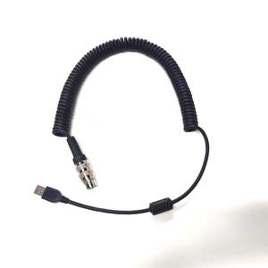 24AWG <span class=keywords><strong>Lumberg</strong></span> à prise USB Câbles spiralés d'alimentation Câbles spiralés électriques Rallonges spiralées - Product Image 6
