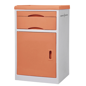 طاولة سرير طبية بتصميم فاخر على الطراز الأوروبي، خزانة جانبية خشبية للسرير، كومودينو فندقي مع منفذ طاقة - Product Image 1