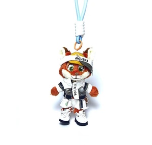 Mignon petit <span class=keywords><strong>Nick</strong></span> Fox, poupée en peluche perlée, accessoire porte-clés, pendentif, jouet en peluche, cadeau avec rembourrage en coton PP 100% polyester - Product Image 1