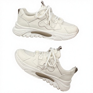 Baskets de sport classiques pour femmes, semelle haute en caoutchouc antidérapante, PU souple, tendance mode pour toutes les saisons : été, hiver, printemps, automne - Product Image 3