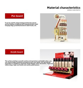Tùy chỉnh PVC Hội Đồng Quản trị bọt kệ trưng bày cho cửa hàng tiện lợi và siêu thị thực tế hàng hóa kệ - Product Image 6