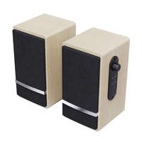 Haut-parleurs de bureau USB puissants à double voie avec basses surround, volume élevé, alimentation portable USB 2.0, haut-parleurs woofer pour ordinateur portable