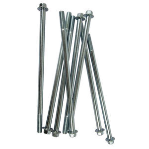 En stock, expédition rapide : Boulons à bride M8*180 en acier au carbone pour support de générateur, avec boulon hexagonal externe et rondelle - Product Image 2