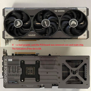 Pour carte graphique ASUS TUF RTX5090 GAMING : ventilateur de refroidissement du dissipateur thermique ou une carte PCB défectueuse - Product Image 2