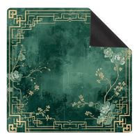 Alas Mahjong Kain Jiaji Terlaris Lintas Negara 80cm*80cm Lumpur Diatom Tahan Air dan Tahan Minyak Mudah Dirawat