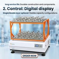 Agitador Orbital Digital de Laboratorio Científico de 30-300 rpm con PID Abierto, OEM, Médico, de China