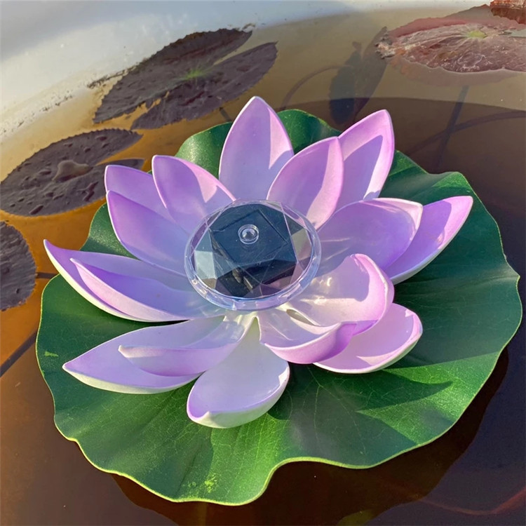 Lumières Flottantes Lotus Pour étang - 3 Pièces - LED Intégrée - Décoration Jardin Romantique