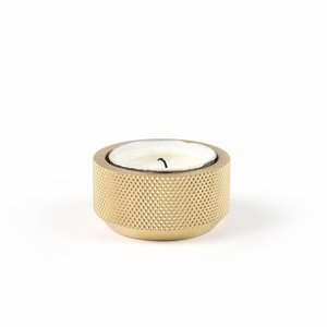 Hot Sale Sollid <strong>Brass</strong> Knurled Gold Candle Holder Home Decorations <strong>Brass</strong> <strong>Candlestick</strong> - Product Image 1