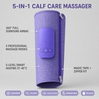 Enveloppe chauffante pour massage des jambes pour les soirées froides avec trois niveaux de chaleur et doublure en polyester doux pour un confort optimal