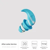 Bouchons d'oreilles en silicone à aileron de requin Anti-bruit étanche adulte bain et natation étudiant sommeil accessoires casque compagnon