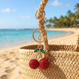 CCH – pendentif personnalisé en forme de cerise, série de pendentifs créatifs, porte-clés en métal - Product Image 3