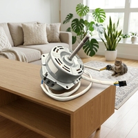 Moteur asynchrone monophasé à condensateur 120V 50Hz à roulement à billes, faible bruit, pour purificateur d'air, chauffe-eau, chaudière, appareil électroménager