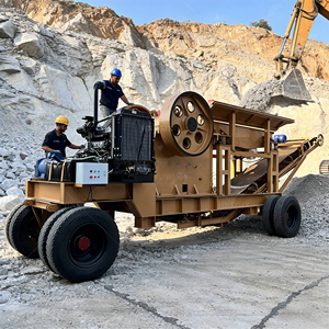 Mesin Penghancur Batu Diesel 400x600 Jaw Crusher Mobile, Peralatan Penghancur Batu, Pasokan Langsung Pabrik - Product Image 5