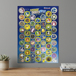 Bluethink Pokemoned Premium Push Pop Ddakji 100PCS/Caja, Juego de Tarjetas Fidget Slap de Papel Recubierto, Juguete Coreano para Niños al por Mayor - Product Image 2