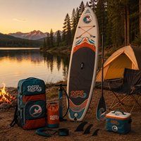 Planche de SUP gonflable avec pompe électrique, gonflage rapide, kit complet pour une utilisation et un transport faciles