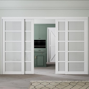 Fenêtre d'entrée moderne en aluminium Prima avec panneaux isolants et serrure sécurisée pour les maisons familiales, grilles noires, profilé en aluminium - Product Image 2