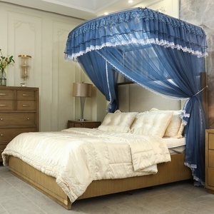 Mùa hè nhà sử dụng công chúa phong cách đồng bằng muỗi net với tăng mã hóa Kính thiên văn & gấp thiết kế giường tán bao gồm - Product Image 2