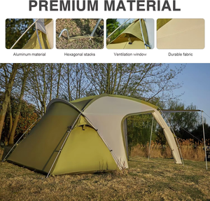 <span class=keywords><strong>Tente</strong></span> de camping portable imperméable quatre saisons avec une chambre pour le cyclisme et la <span class=keywords><strong>moto</strong></span>, installation automatique rapide, abri extérieur - Product Image 6