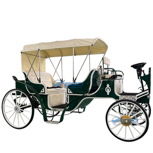 Voiture de tourisme électrique avec carrosserie blanche, intérieur rouge et auvent – Transport spécial - Product Image 3