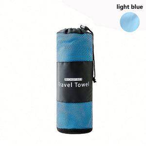 Serviettes de sport mini en microfibre avec logo personnalisé pour yoga et gym, vente directe usine, avec sac en filet - Product Image 6