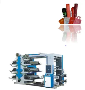 Machine de presse d'impression Flexo d'étiquettes numériques, certificat CE Type CI rouleau à rouleau papier 6 couleurs narow web