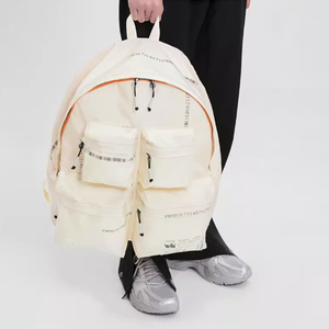 Zaino per il tempo libero con airbag riciclato zaino per studenti da viaggio Multi-tasca - Product Image 3